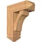 Ekena Millwork Legacy Arts and Crafts Smooth Bracket w/ Offset Brace, Western Red Cedar, 7 1/2"W x 20"D x 24"H BKT0806X20X24LEC03SWR - alternate 1